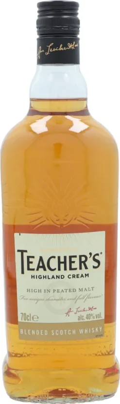 Teacher's Highland Cream Scoth Blended Whisky | 40% Vol | 0,7 L -Senseo || Tassimo Verkäufe 00354c279e3ac23da765a7145348b2c8