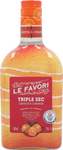 Le Favori Triple Sec Orangenlikoer | 40 % Vol | 0,7 L -Senseo || Tassimo Verkäufe 01a1d9f2492b4a03757359d50c42de1f
