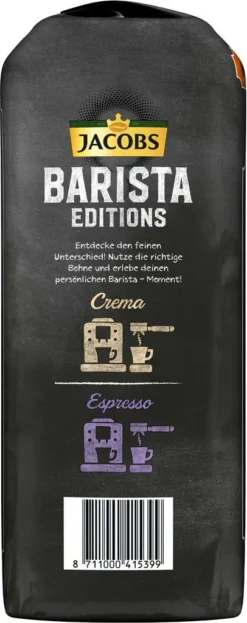 JACOBS Kaffeebohnen Barista Editions Crema Intense 2 X 1kg Ganze Bohnen + 1 Aluminiumdose Im Barista Design -Senseo || Tassimo Verkäufe 028a4712a2d5085cf4d9df4a7c17d6cf 1