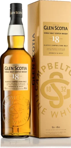 Glen Scotia 18 Jahre · 46% · Campbeltown Single Malt -Senseo || Tassimo Verkäufe 02ac2433f544a9ac1e1aad6f21e3b752