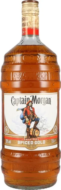 Captain Morgan Original Spiced Gold Barrel Bottle | 35 % Vol | 1,5 L -Senseo || Tassimo Verkäufe 032f25d1ea9f96323c52540cb358a700