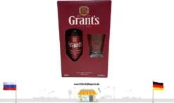 Grant´s TRIPLE WOOD "Blended Scotch Whisky" Alc. 40% Vol. 0,7L In Box + Glas