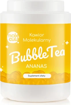 Popping Boba I Molekularer Kaviar Bubble Tea, Bubbles, Bubble Tea Perlen 2kg I Ananas