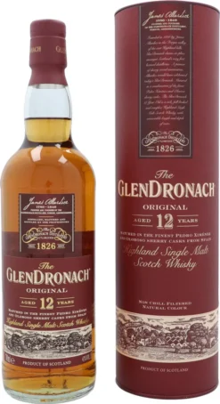 The GlenDronach 12 Jahre Original Highland Single Malt Scotch Whisky In Geschenkpackung | 43 % Vol | 0,7 L -Senseo || Tassimo Verkäufe 06a2c08ba143a421bfd63155f15b5091