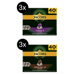 JACOBS Lungo 8 + Espresso 10 Nespresso®* Kompatibel - 240 Kapseln XXL-Pack -Senseo || Tassimo Verkäufe 083f988687f885ad580e5cb37567d764