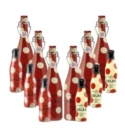 Lolea 6er Set Sangria N°1 ROT 0,75L (7% Vol) 6x Rotwein Sangria Cabernet Sauvignon + 6 Minis GRATIS 3x N°5 ROT 0,2L (7% Vol) 3x N°2 WEIß 0,2L (7% Vol) GRATIS - [Enthält Sulfite]