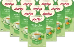 10x BIO YOGI TEA Weißer Tee Aloe Vera | 10 X 30,6g