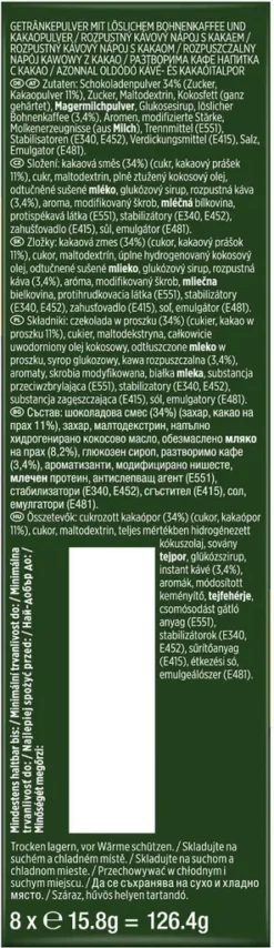 JACOBS Löskaffee Typ Cappuccino Milka* Geschmack 10 X 8 Sticks - 80 Getränke -Senseo || Tassimo Verkäufe 0b772f509ebafd05f15a8a3fe38703d1