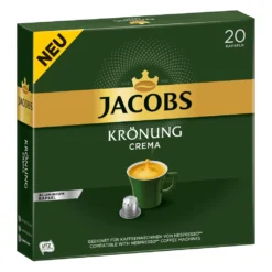 JACOBS Kapseln Krönung Crema 200 Nespresso®* Kompatible Kaffeekapseln 10x20 -Senseo || Tassimo Verkäufe 0bdcd61f1ac621724d2abea118d8815f