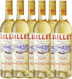 Lillet Blanc Aperitif | 17 % Vol | 6 X 0,75 L