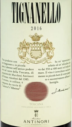 Antinori Tignanello Toscana Rosso 2017 -Senseo || Tassimo Verkäufe 0c9099d353b848a84f78e77c1a987fb5