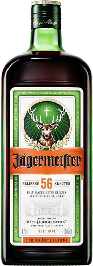 Jägermeister Likör Shot Mit 56 Verschiedenen Kräutern 3000ml 2 Jägermeister Likör Shot Mit 56 Verschiedenen Kräutern 3000ml – Bild 2