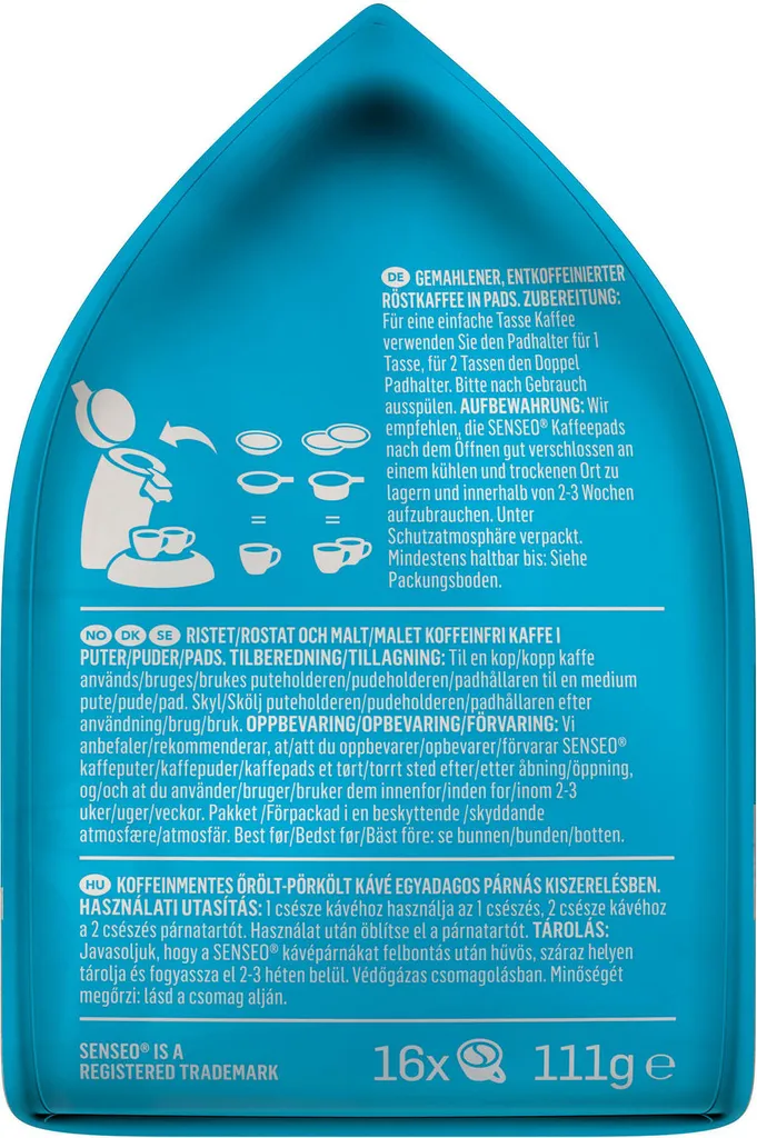 SENSEO Pads Decaf Entkoffeiniert Senseopads UTZ 80 Getränke Pads 7 SENSEO Pads Decaf Entkoffeiniert Senseopads UTZ 80 Getränke Pads – Bild 7