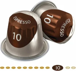 JACOBS Espresso 10 Intenso 200 Nespresso®* Kompatible Kaffeekapseln -Senseo || Tassimo Verkäufe 0ff394ca27cc59448f0c0d6d2bf5af8e