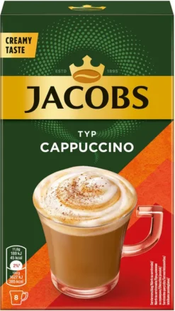 JACOBS Löskaffee Typ Cappuccino 10 X 8 Sticks - 80 Getränke Instantkaffee -Senseo || Tassimo Verkäufe 1138662c68b4a49fe9ee36099ea2caac