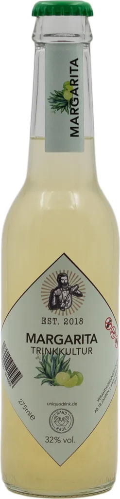MARGARITA TRINKKULTUR 32% Vol. 275ml. Ready To Drink. Handgefertigt. Inhalt Für Ca. 6 Cocktails