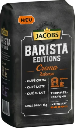 JACOBS Kaffeebohnen Barista Editions Crema Intense 2 X 1kg Ganze Bohnen + 1 Aluminiumdose Im Barista Design -Senseo || Tassimo Verkäufe 128bb6f7db2433f14e6cce4934c50c00 1