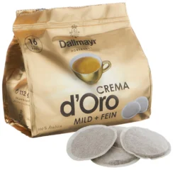 Dallmayr Crema D'Oro Mild & Fein | 16 Kaffeepads -Senseo || Tassimo Verkäufe 1343504b8895c8442f7adf5c162325c9