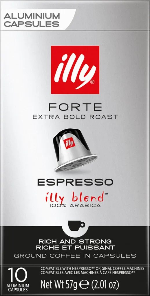 Illy - Forte Espresso Kaffeekapseln - 10 Kapseln 1 Illy - Forte Espresso Kaffeekapseln - 10 Kapseln