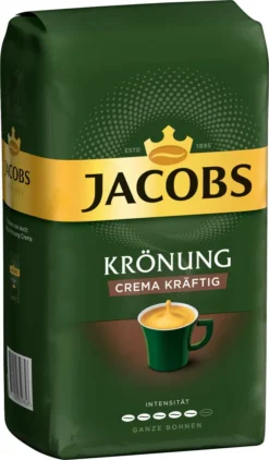 JACOBS Kaffeebohnen Krönung Crema Kräftig 2 X 1kg Ganze Kaffee Bohnen + 1 Aluminium Dose Im Barista-Design 13 JACOBS Kaffeebohnen Krönung Crema Kräftig 2 X 1kg Ganze Kaffee Bohnen + 1 Aluminium Dose Im Barista-Design -Senseo || Tassimo Verkäufe 13e74f28c6aef51d5c0ac230d8eb3e15 3