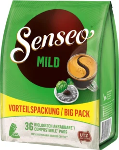 SENSEO Pads Mild UTZ 10 X 36 Kaffeepads Vorratspack - 360 Getränke -Senseo || Tassimo Verkäufe 15bcffc5840fddf25a417ecd4ae299f5