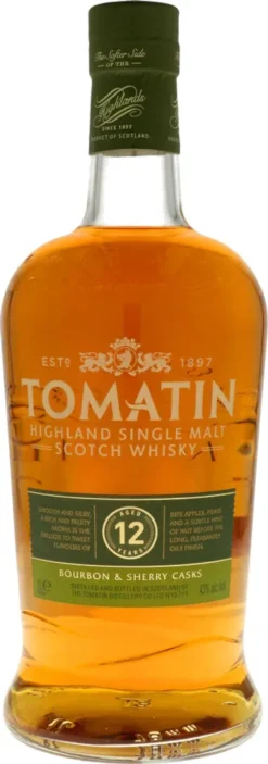 Tomatin 12 Jahre Highland Single Malt Scotch Whisky | 43 % Vol | 0,7 L -Senseo || Tassimo Verkäufe 17317f11f81b694d3b0c5a32a4524b89