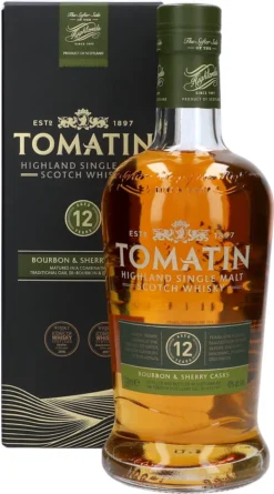 Tomatin 12 Jahre Highland Single Malt Scotch Whisky | 43 % Vol | 0,7 L -Senseo || Tassimo Verkäufe 18a0d57c355b3161adf6ee3b23cb7e1f