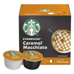 Nestlé® Starbucks By Nescafe Dolce Gusto Caramel Macchiato Arabica Kaffee 12 Kapseln -Senseo || Tassimo Verkäufe 1980fc42718da05829ce68da80caa8c4