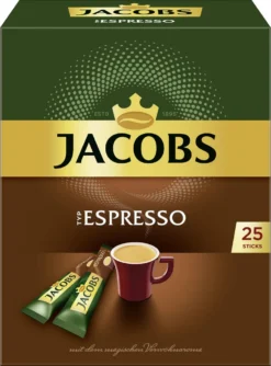 Jacobs Typ Espresso Sticks | Löslicher Kaffee | 25 Portionen 19 Jacobs Typ Espresso Sticks | Löslicher Kaffee | 25 Portionen -Senseo || Tassimo Verkäufe 19fb4872d8fcb3f8ccafb8544a66b635