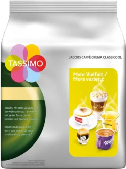 Tassimo Jacobs Caffè Crema Classico XL | 5 Packungen á 16 T Discs -Senseo || Tassimo Verkäufe 1adc906880144ea37a9ffb15ad237bb4