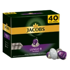 JACOBS Kapseln Lungo Intenso 5 X 40 Nespresso®* Kompatible Kaffeekapseln -Senseo || Tassimo Verkäufe 1cebf109b7756dcb160b2109d9532116
