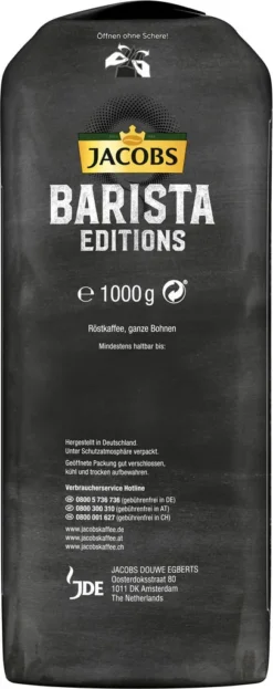 JACOBS Kaffeebohnen Barista Editions Espresso 2x1kg Ganze Bohne + Aluminium Dose Im Barista Design -Senseo || Tassimo Verkäufe 1d4a3db309dedc13cd3a8b0b9a483b08