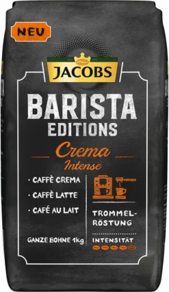 JACOBS Kaffeebohnen Barista Editions Crema Intense 2 X 1kg Ganze Bohnen + 1 Aluminiumdose Im Barista Design -Senseo || Tassimo Verkäufe 1e3efdc53da2d1a87041100c8982f1a6 1