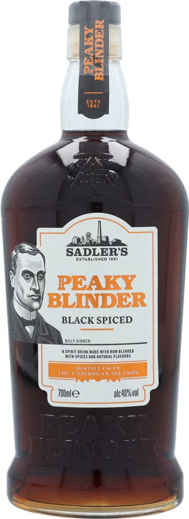Peaky Blinder Black Spiced Rum 0,7L 2 Peaky Blinder Black Spiced Rum 0,7L – Bild 2