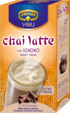 Krüger You Chai Latte Typ Schoko Sweet India Extra Cremig | 10 Portionen -Senseo || Tassimo Verkäufe 1feda87b603e810ef1d3972bf97efce0