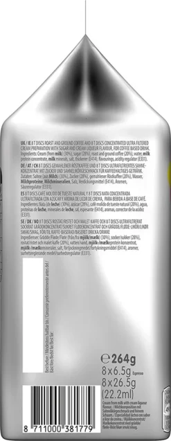 TASSIMO Latte Macchiato Baileys 5er Pack T Discs Kaffee Kapseln 5 X 8 Getränke -Senseo || Tassimo Verkäufe 21d4453ab863a1784a55921cdede9e71