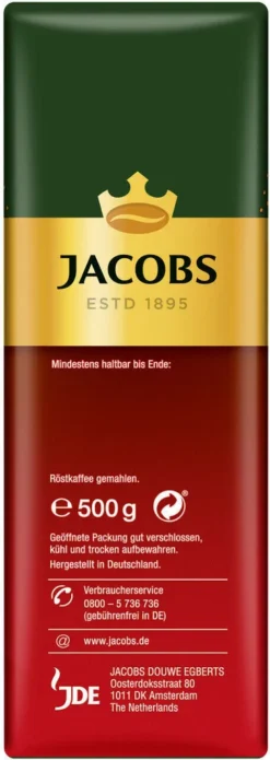 JACOBS Meisterröstung Filterkaffee 12 X 500 G Kaffee Gemahlen -Senseo || Tassimo Verkäufe 2333e19930ae3fd054ea733728a59e5c 2