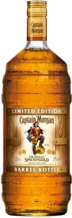 Captain Morgan Original Spiced Gold Barrel Bottle | 35 % Vol | 1,5 L -Senseo || Tassimo Verkäufe 234f2fec1917b5149643337123d9710c