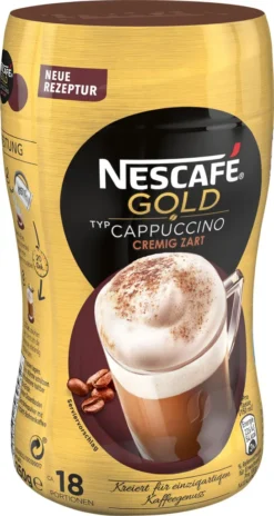 Nescafé® Nescafé Gold Typ Cappuccino Cremig Zart | 250g -Senseo || Tassimo Verkäufe 24493ddce384746f1e6561a300eb70b2