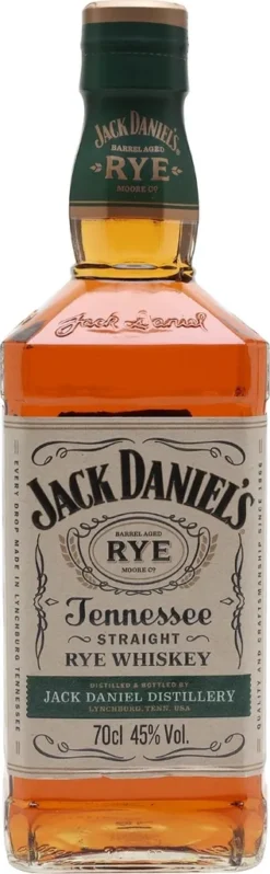 Jack Daniel's Tennessee Straight Rye Whiskey | 45 % Vol | 0,7 L