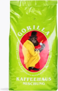 Joerges Gorilla Kaffeehaus Kaffeebohnen 1kg -Senseo || Tassimo Verkäufe 28da68463bdcf9f7fdd8707d4f5af28d