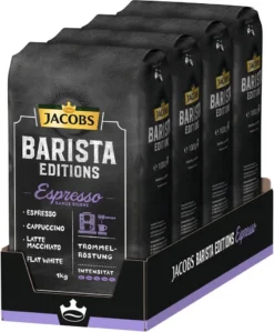 Jacobs Barista Editions Espresso, Bohnenkaffee, Ganze Bohnen, Röstkaffee, Kaffeebohnen, 4 X 1000 G -Senseo || Tassimo Verkäufe 28fa251b10a6c239146969d32e98d65f