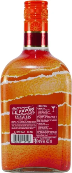 Le Favori Triple Sec Orangenlikoer | 40 % Vol | 0,7 L -Senseo || Tassimo Verkäufe 291157bce6d3ebb0e8b3865e90e35252