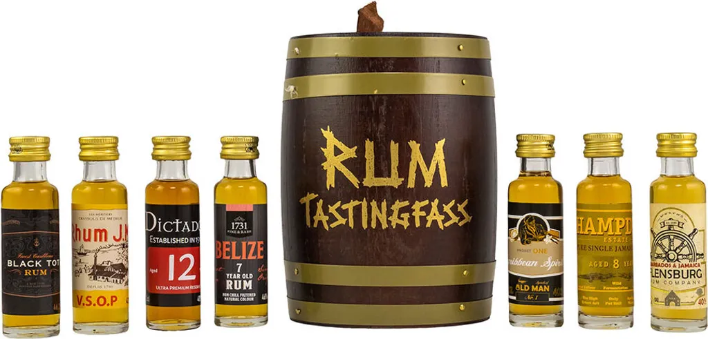Rum-Tastingfass 7er-Set 1 Rum-Tastingfass 7er-Set