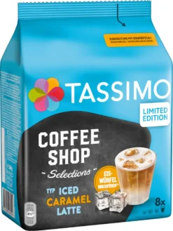 TASSIMO Kapseln Typ Iced Caramel Latte Coffee Shop Selections Discs 40 Getränke -Senseo || Tassimo Verkäufe 2e5647e3030c077894f041c79a593658