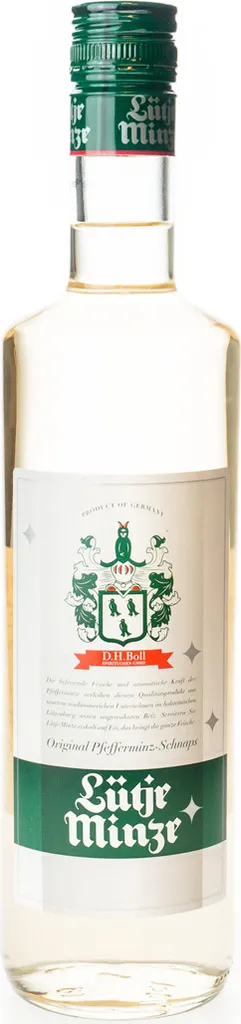 Lütje Minze Pfefferminz Likör Mit Der Frische Der Minze 700ml
