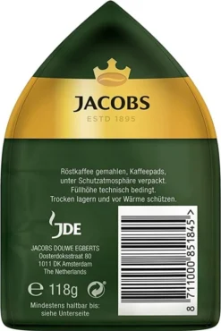 Jacobs Crema Pads Mild | 18 Senseo Kompatible Kaffeepads 118 G -Senseo || Tassimo Verkäufe 2ffd5f1d88e604aeedb8f50fb14227a9
