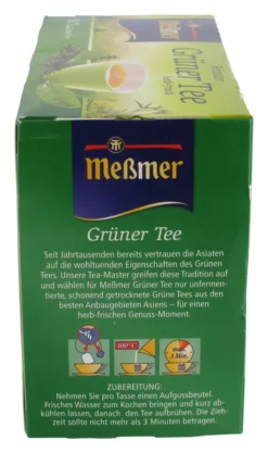 Meßmer Grüner Tee Herb Frischer Genuss 50 Teebeutel Traditionell 87g -Senseo || Tassimo Verkäufe 303eba3a35d22e096139315794c46862