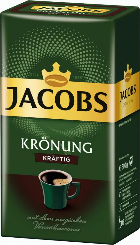 JACOBS Krönung Kräftig Filterkaffee 12 X 500 G Kaffee Gemahlen 8 JACOBS Krönung Kräftig Filterkaffee 12 X 500 G Kaffee Gemahlen – Bild 8