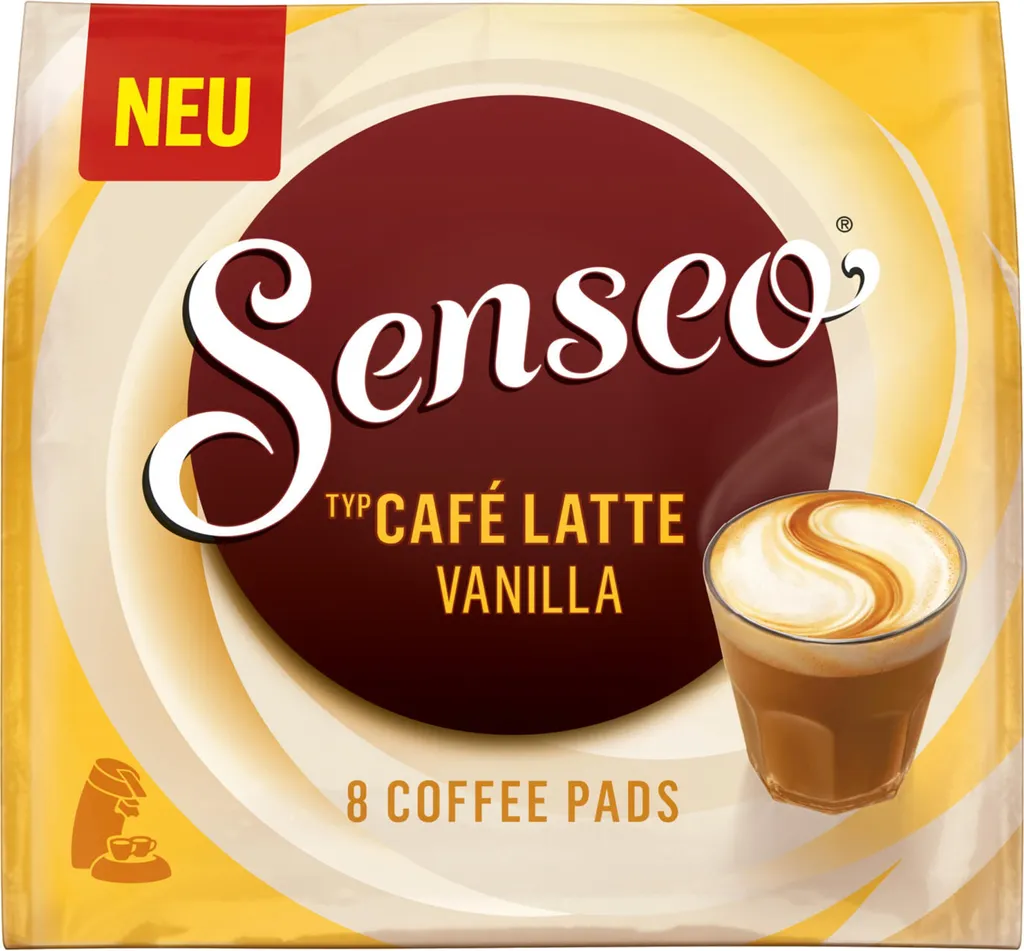 Senseo Café Latte Vanilla 10er Pack Kaffee Pads 10x 8 Pads, 80 Getränke 11 Senseo Café Latte Vanilla 10er Pack Kaffee Pads 10x 8 Pads, 80 Getränke – Bild 11